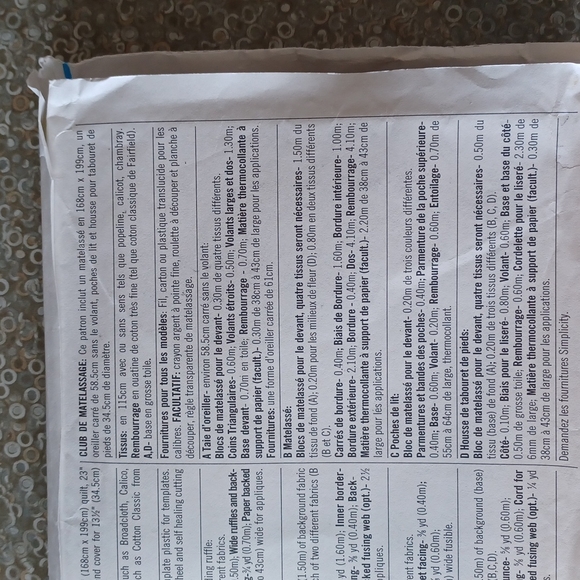 SALE 3/$25 Simplicity Quilting Sewing Pattern NEW - Picture 6 of 8